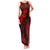Hawaii King Kamehameha Family Matching Tank Maxi Dress and Hawaiian Shirt Polynesian Pattern Red Version LT01 Mom's Dress Red - Polynesian Pride