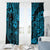 Hawaii King Kamehameha Window Curtain Polynesian Pattern Sky Blue Version LT01 - Polynesian Pride