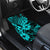 Hawaii King Kamehameha Car Mats Polynesian Pattern Turquoise Version LT01 - Polynesian Pride