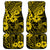 Hawaii King Kamehameha Car Mats Polynesian Pattern Yellow Version LT01 Yellow - Polynesian Pride