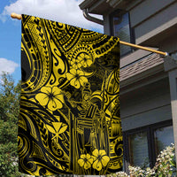 Hawaii King Kamehameha Garden Flag Polynesian Pattern Yellow Version LT01 - Polynesian Pride
