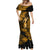 Hawaii Hula Girl Mermaid Dress Polynesian Pattern Gold Version LT01 - Polynesian Pride