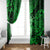 Hawaii Hula Girl Window Curtain Polynesian Pattern Green Version LT01 - Polynesian Pride