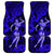 Hawaii Hula Girl Car Mats Polynesian Pattern Navy Blue Version LT01 Blue - Polynesian Pride