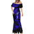 Hawaii Hula Girl Mermaid Dress Polynesian Pattern Navy Blue Version LT01 - Polynesian Pride