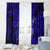 Hawaii Hula Girl Window Curtain Polynesian Pattern Navy Blue Version LT01 - Polynesian Pride