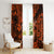 Hawaii Hula Girl Window Curtain Polynesian Pattern Orange Version LT01 - Polynesian Pride