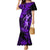 Hawaii Hula Girl Mermaid Dress Hibiscus Hawaii Tribal Tattoo Purple Version LT01 Women Purple - Polynesian Pride