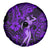 Hawaii Hula Girl Spare Tire Cover Hibiscus Hawaii Tribal Tattoo Purple Version LT01 - Polynesian Pride