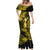 Hawaii Hula Girl Mermaid Dress Hibiscus Hawaii Tribal Tattoo Yellow Version LT01 - Polynesian Pride