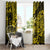 Hawaii Hula Girl Window Curtain Hibiscus Hawaii Tribal Tattoo Yellow Version LT01 - Polynesian Pride