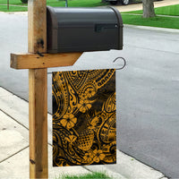 Hawaii Pineapple Garden Flag Paradise Flowers Pacific With Gold Polynesian Tribal LT01 - Polynesian Pride