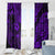 Hawaii Pineapple Window Curtain Polynesian Pattern Purple Version LT01 - Polynesian Pride