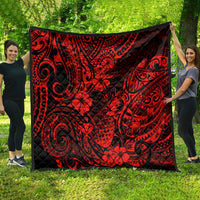 Hawaii Pineapple Quilt Polynesian Pattern Red Version LT01 - Polynesian Pride