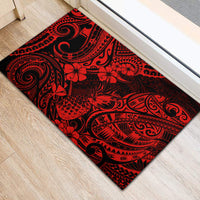 Hawaii Pineapple Rubber Doormat Polynesian Pattern Red Version LT01 - Polynesian Pride