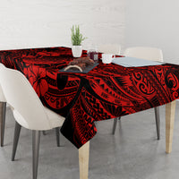 Hawaii Pineapple Tablecloth Polynesian Pattern Red Version LT01 - Polynesian Pride