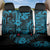 Hawaii Pineapple Back Car Seat Cover Polynesian Pattern Sky Blue Version