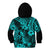 Hawaii Pineapple Kid Hoodie Polynesian Pattern Turquoise Version LT01 - Polynesian Pride