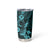 Hawaii Pineapple Tumbler Cup Polynesian Pattern Turquoise Version