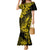 Hawaii Pineapple Mermaid Dress Polynesian Pattern Yellow Version LT01 Women Yellow - Polynesian Pride