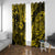 Hawaii Pineapple Window Curtain Polynesian Pattern Yellow Version LT01 Grommets Yellow - Polynesian Pride