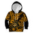 Hawaii Shaka Sign Kid Hoodie With Polynesian Hibiscus Gold Unique LT01 Gold - Polynesian Pride