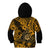 Hawaii Shaka Sign Kid Hoodie With Polynesian Hibiscus Gold Unique LT01 - Polynesian Pride