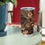 Hawaii Shaka Sign Tumbler Cup With Polynesian Hibiscus Gold Unique