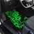 Hawaii Shaka Sign Car Mats With Polynesian Hibiscus Green Unique LT01 - Polynesian Pride