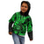 Hawaii Shaka Sign Kid Hoodie With Polynesian Hibiscus Green Unique LT01 - Polynesian Pride