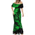 Hawaii Shaka Sign Mermaid Dress With Polynesian Hibiscus Green Unique LT01 - Polynesian Pride