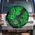 Hawaii Shaka Sign Spare Tire Cover With Polynesian Hibiscus Green Unique LT01 - Polynesian Pride