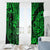 Hawaii Shaka Sign Window Curtain With Polynesian Hibiscus Green Unique LT01 - Polynesian Pride