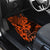 Hawaii Shaka Sign Car Mats With Polynesian Hibiscus Orange Unique LT01 - Polynesian Pride