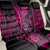 Hawaii Shaka Sign Back Car Seat Cover With Polynesian Hibiscus Pink Unique