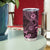 Hawaii Shaka Sign Tumbler Cup With Polynesian Hibiscus Pink Unique