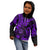Hawaii Shaka Sign Kid Hoodie Polynesian Pattern Purple Version LT01 - Polynesian Pride