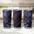 Hawaii Shaka Sign Tumbler Cup Polynesian Pattern Purple Version