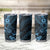 Hawaii Shaka Sign Tumbler Cup Polynesian Pattern Sky Blue Version