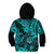 Hawaii Shaka Sign Kid Hoodie Polynesian Pattern Turquoise Version LT01 - Polynesian Pride