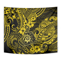 Hawaii Shaka Sign Tapestry Polynesian Pattern Yellow Version LT01 - Polynesian Pride