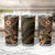 Hawaii Shark Tumbler Cup Polynesian Pattern Gold Version