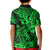 Hawaii Shark Kid Polo Shirt Polynesian Pattern Green Version LT01 - Polynesian Pride