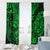 Hawaii Shark Window Curtain Polynesian Pattern Green Version LT01 - Polynesian Pride