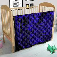 Hawaii Shark Quilt Polynesian Pattern Navy Blue Version LT01 - Polynesian Pride