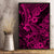 Hawaii Shark Canvas Wall Art Polynesian Pattern Pink Version LT01 - Polynesian Pride