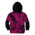 Hawaii Shark Kid Hoodie Polynesian Pattern Pink Version LT01 - Polynesian Pride