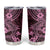 Hawaii Shark Tumbler Cup Polynesian Pattern Pink Version