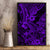 Hawaii Shark Canvas Wall Art Polynesian Pattern Purple Version LT01 - Polynesian Pride