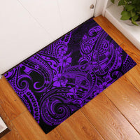 Hawaii Shark Rubber Doormat Polynesian Pattern Purple Version LT01 Purple - Polynesian Pride